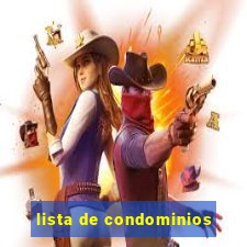 lista de condominios